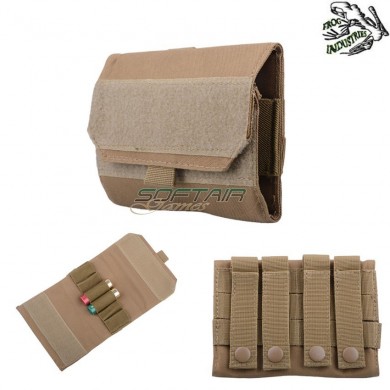 Molle System Pouch For Shotgun Shell Coyote Frog Industries® (fi-009818-tan)