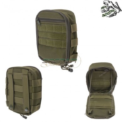 Cargo Type 2 Pouch Olive Drab With Pocket Frog Industries® (fi-019539-od)