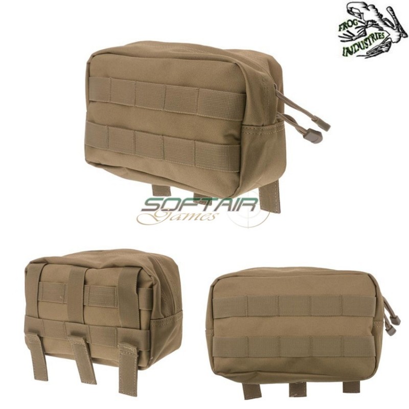 Medium Cargo Horizontal Pouch Coyote Frog Industries® (fi-019549-tan)