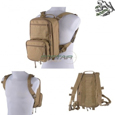 Backpack Map Hs Style Tactical Flatpack Coyote Frog Industries® (fi-018865-tan)