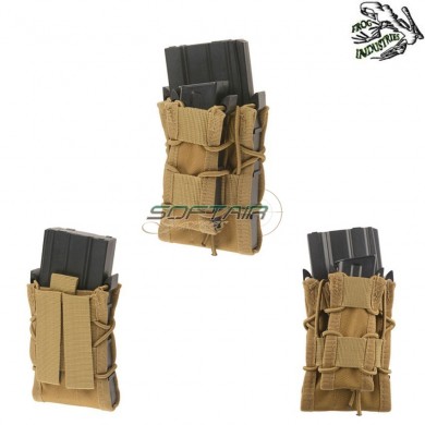 Double Decker Magazine Pouch Coyote Frog Industries® (fi-009858-tan)