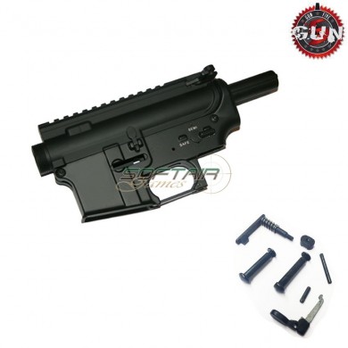 Body Clear In Metallo Per M4/m16 Aeg Serie Gun Five (gf-body-aeg)