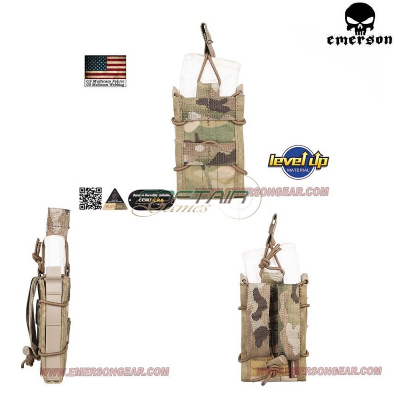 Rifle Magazine Taco Pouch Multicam® Genuine Usa Emerson (em6345mc)
