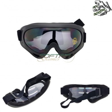 Mask Black Smokey Lens With Extra Padding Frog Industries® (fi-611225)