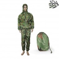 Ghillie Suit Leaflike Camouflage Woodland Frog Industries® (fi-611215) Ghillie Suit Leaflike Camouflage Woodland Frog Industries® (fi-611215)