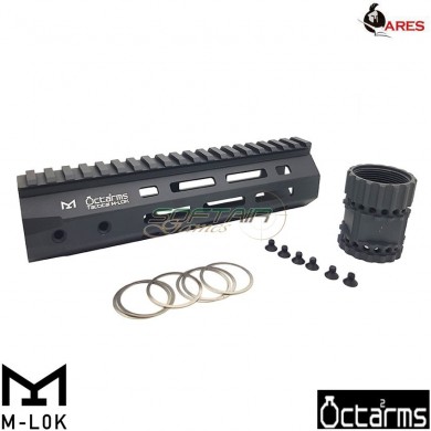 LC System 201mm Handguard Set Black Octarms Ares (ar-612417)