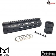 LC System 201mm Handguard Set Black Octarms Ares (ar-612417)