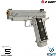 Gas Pistol Hi-capa 4.3 Silver & Gold Barrel Gbb Emg Salient Arms Armorer Works (aw-sai-110660)