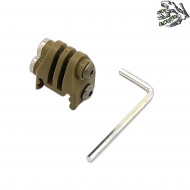 Rail Mount 20mm Dark Earth For Gopro Frog Industries® (fi-wo-go33t-de)