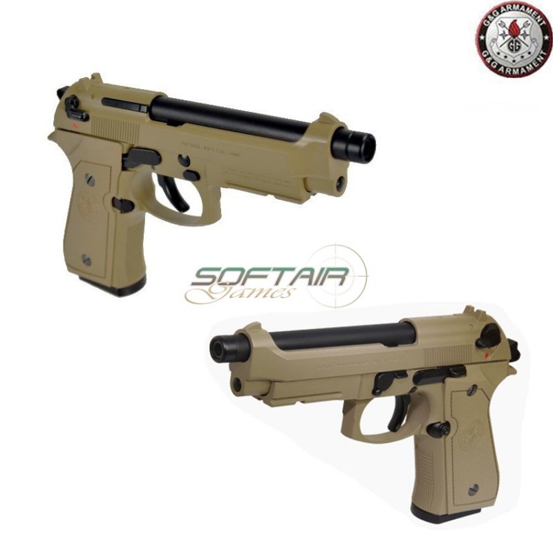 Gas Pistol Gpm 92f Full Metal Dark Earth G&g (gg-gpm92f-dbb) Gas Pistol Gpm 92f Full Metal Dark Earth G&g (gg-gpm92f-dbb)