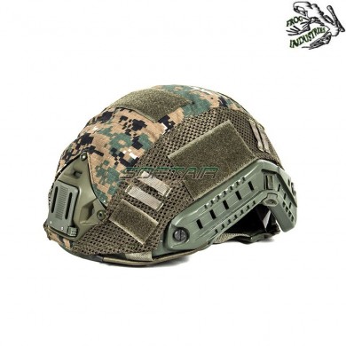 Helmet Cover Marpat Woodland For Fast Frog Industries® (fi-058dw)