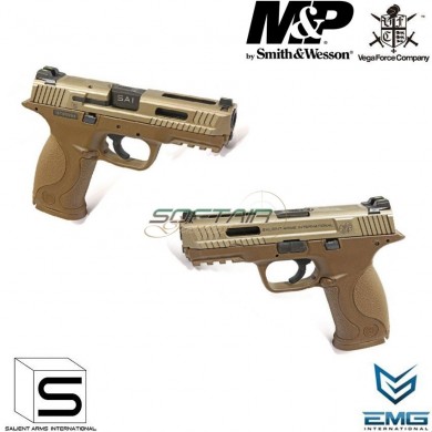 Gas Pistol M&p9 Sai Dark Earth Emg Smith & Wesson Vfc (sai-015313)