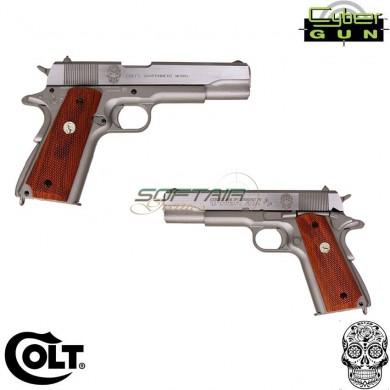 Pistola A Co2 Colt Mkiv Serie 70 Mexican Skull Gtac Cybergun (180533)