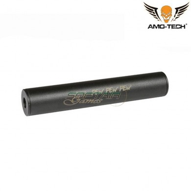 Silencer Covert Tactical Pro Pew Pew Pew Black 35mm X 200mm Amo-tech® (amt-019909-bk)