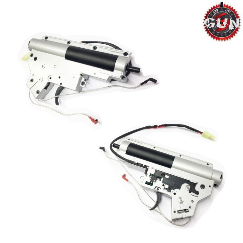 Complete Gearbox W/control Mosfet 8mm Ver.2 Qd M4/m16 Front Version Gun Five (gf-m290)