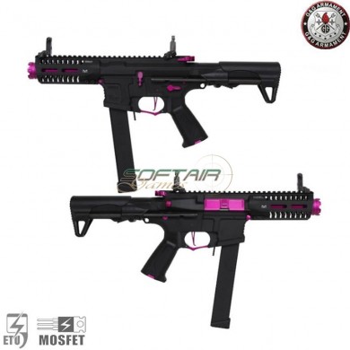Limited Edition Fucile Elettrico Aeg Cm16 Arp9 Cqb Carbine Black Orchid G&g (gg-egc-arp-9mm-ncm)