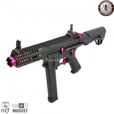 Limited Edition Fucile Elettrico Aeg Cm16 Arp9 Cqb Carbine Black Orchid G&g (gg-egc-arp-9mm-ncm)