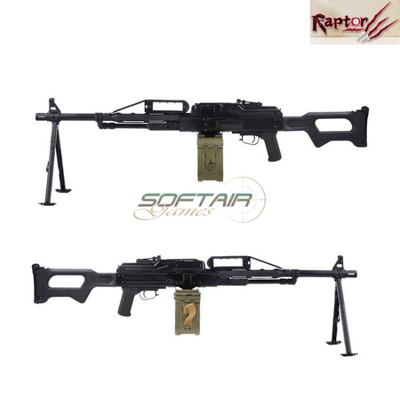 Mitragliatrice Elettrica Pkp Full Metal Black Raptor (rpt-pkp-aeg)