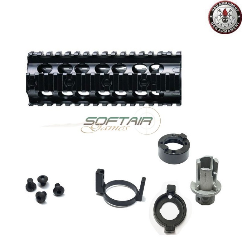 Rail In Alluminio 7" Type Black M4/m16 G&g (gg-18)