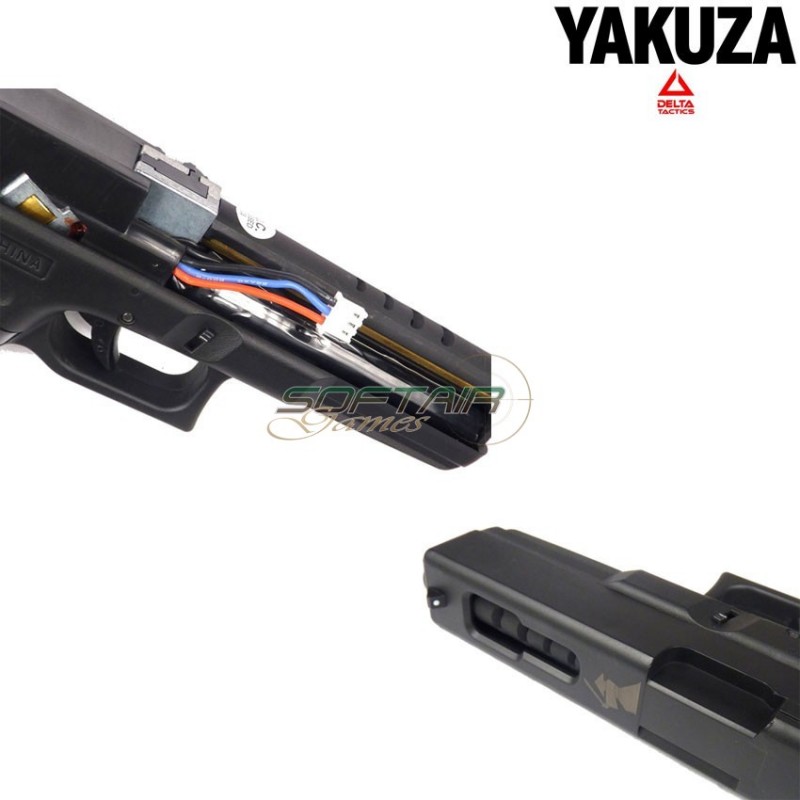 Pistola Elettica Aep G18 Black Full Set Delta Tactics Yakuza (dty-12704)