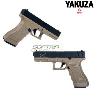 Electric Pistol Aep G18 Two Tone Full Set Delta Tactics Yakuza (dty-12908)