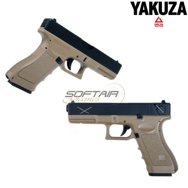 Pistola Elettica Aep G18 Two Tone Full Set Delta Tactics Yakuza (dty-12908)