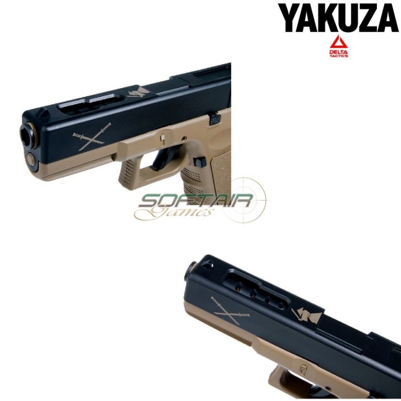 Pistola Elettica Aep G18 Two Tone Full Set Delta Tactics Yakuza (dty-12908)