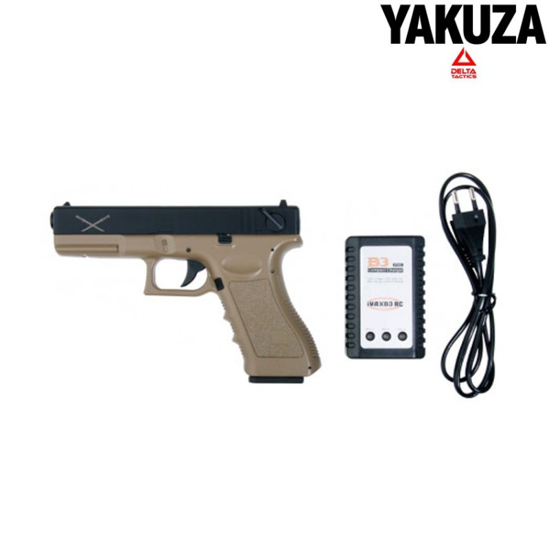 Electric Pistol Aep G18 Two Tone Full Set Delta Tactics Yakuza (dty-12908)