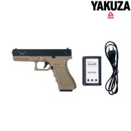 Pistola Elettica Aep G18 Two Tone Full Set Delta Tactics Yakuza (dty-12908)