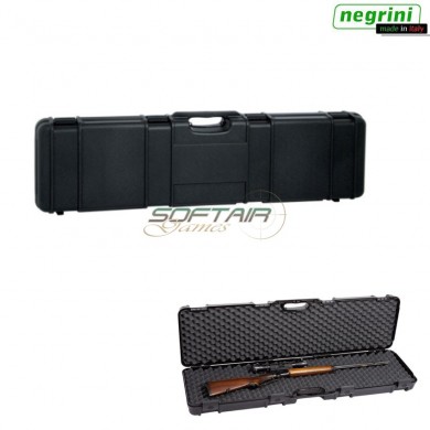 Hard Rifle Case Push & Pull Black Cm 117x29x12 Negrini (1640c-isy-bk)