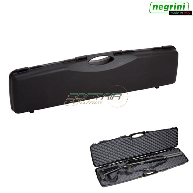 Hard Rifle Case Black Cm 110x24x10 Negrini (1647sec-bk)