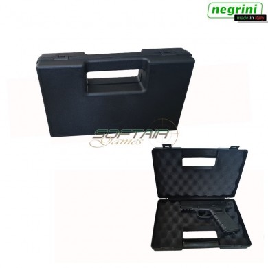 Hard Pistol Case Black Cm 27x17x6 Negrini (2014su-bk)