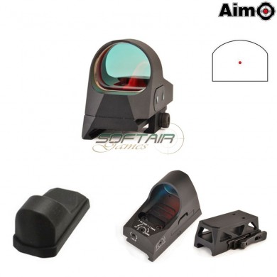 Red Dot 1x25 Mini Reflex Type Black Aim-o (ao6002-bk)