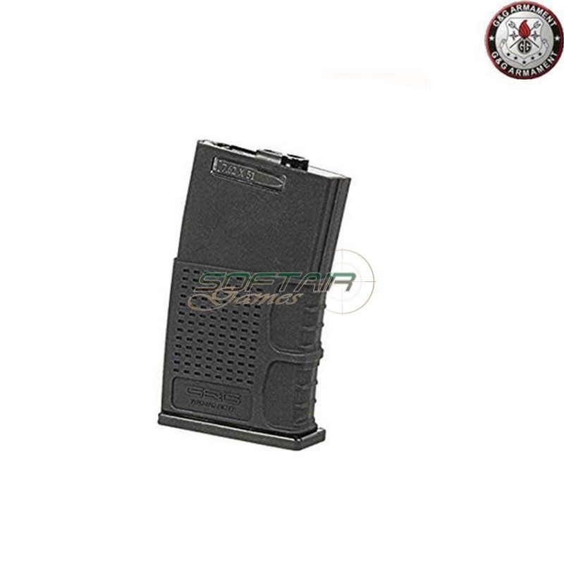 370bb Hi-cap Black Magazine For G2h Mbr Tr16 308 G&g (gg-08161)
