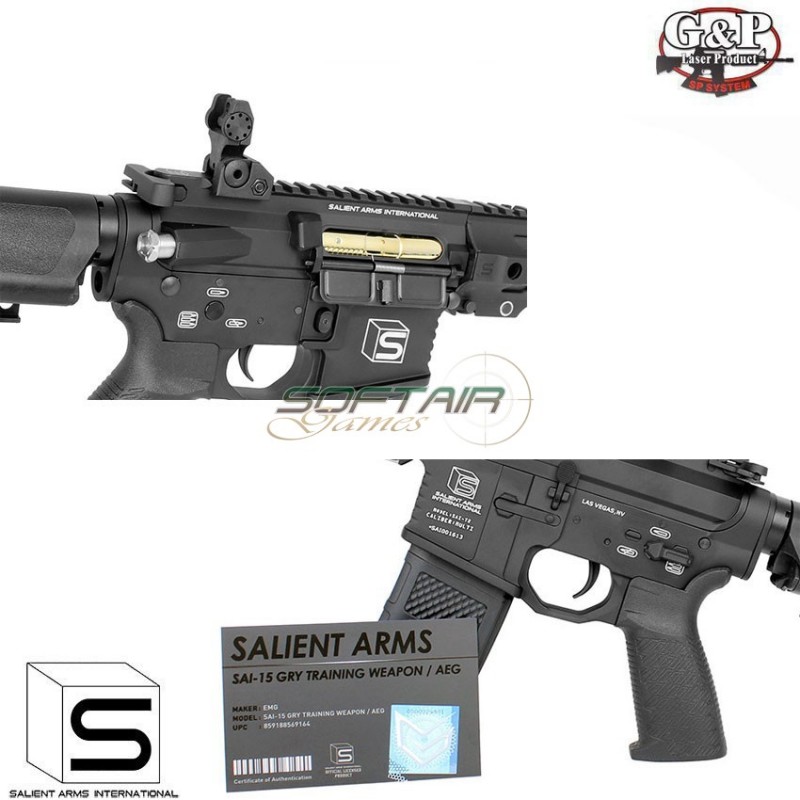 Fucile Elettrico M4 Salient Arms Gry Black Rifle Lungo G&p (gp-aeg089l)