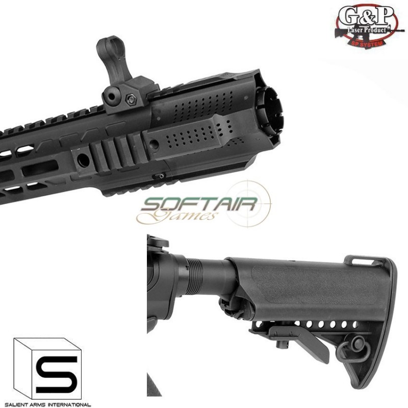 Electric Rifle M4 Salient Arms Gry Black Rifle Long G&p (gp-aeg089l)