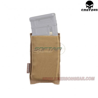 Single Pouch Tactical Duty Gear Coyote Brown Emerson (em2386a)