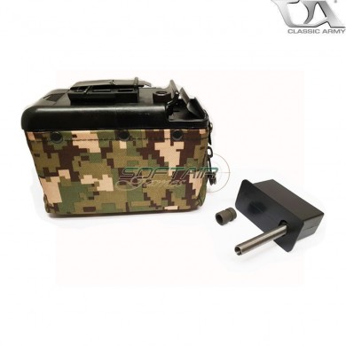 Caricatore Elettrico Mini 1200bb Per M249/lmg Digital Woodland Classic Army (ca-310327)