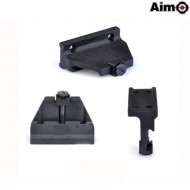 T1 Offset Rail Mount Black Aimo (ao1714-bk)