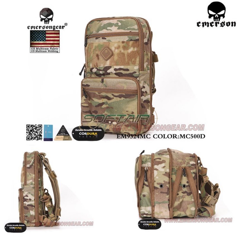 Flatpack 3d Strategic H Style Multicam® Genuine Usa Emerson (em9324mc)