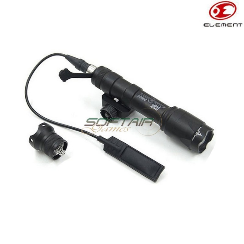 Flashlight Sf Style M600c Scout Led Full Version Black Element (el-ex072b)