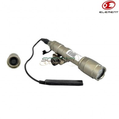 Flashlight Sf Style M600c Scout Led Full Version Fde Element (el-ex072t)