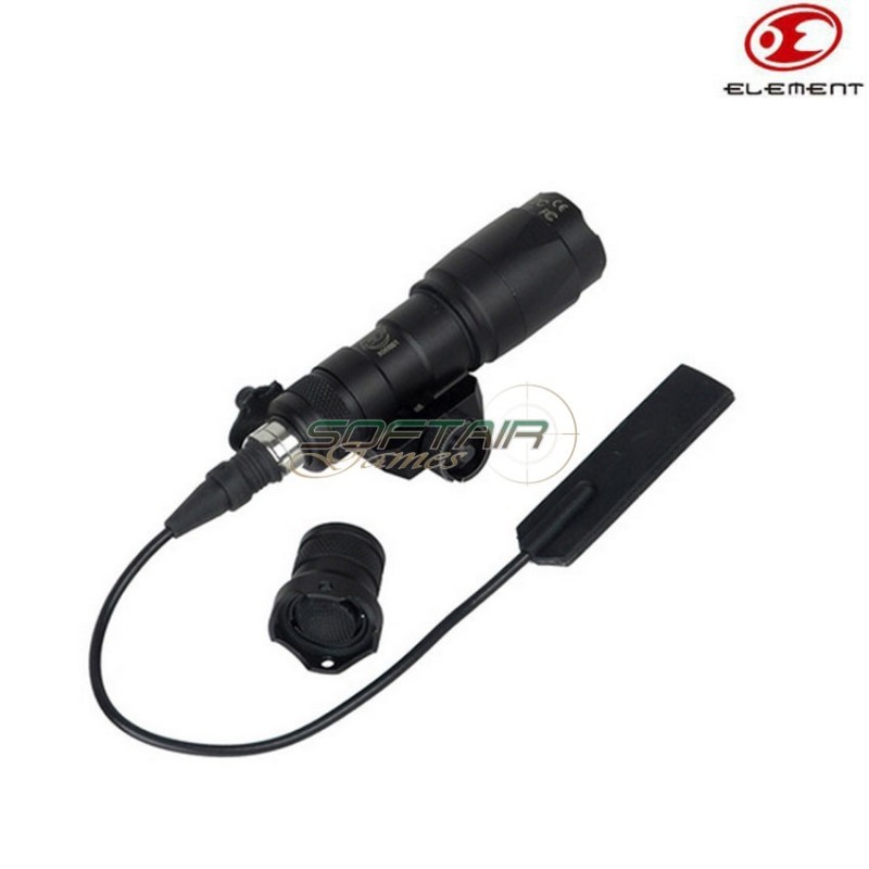 Flashlight Sf Style M300a Mini Scout Led Black Element (el-ex191b)