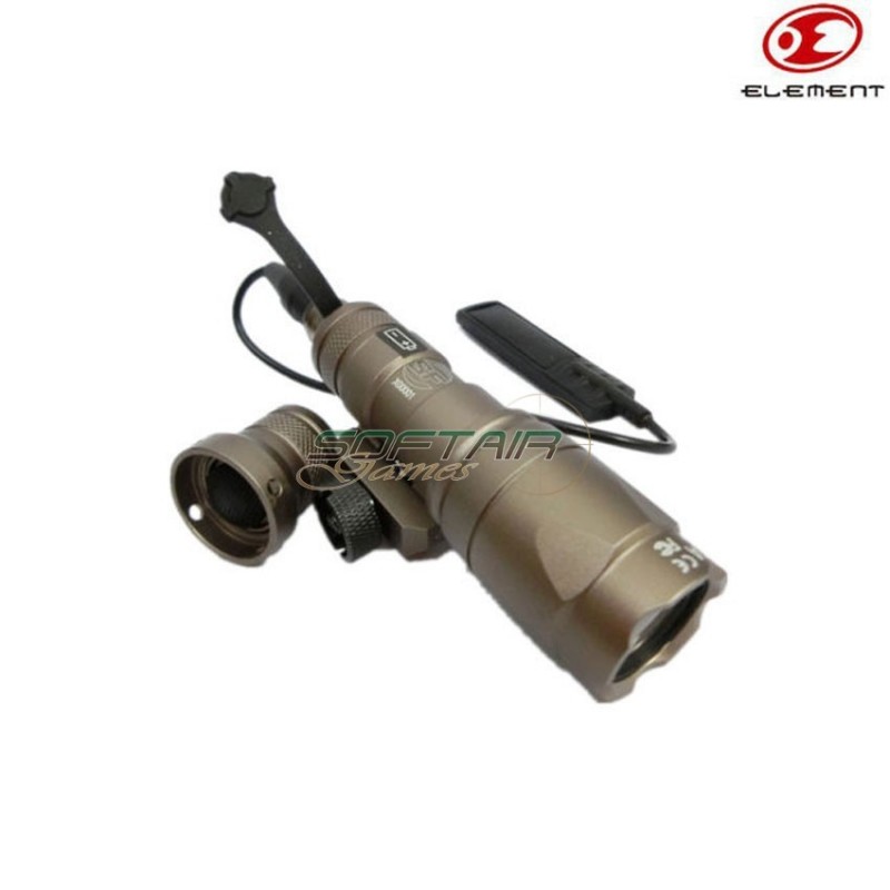 Flashlight Sf Style M300a Mini Scout Led Fde Element (el-ex191t)
