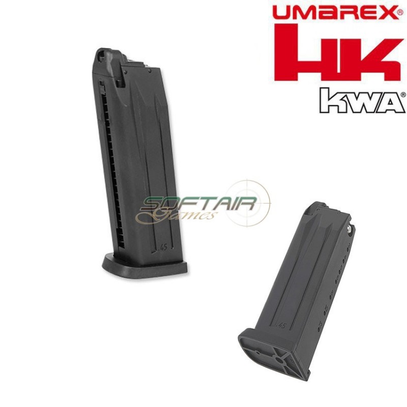 Caricatore A Gas 25bb Black Per Usp 45 Kwa Umarex (um-6567)