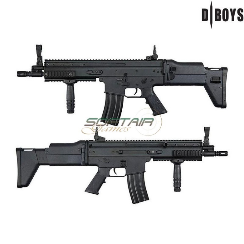 Fucile Elettrico Scar L/cqc Black Dboys (by-sc01) Fucile Elettrico Scar L/cqc Black Dboys (by-sc01)