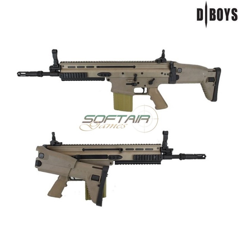 Fucile Elettrico Scar H Dark Earth Dboys (by-sc02t)
