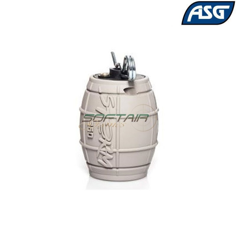 Gas Grenade Storm 360 Grey High Impact 160bb Asg (asg-19148)