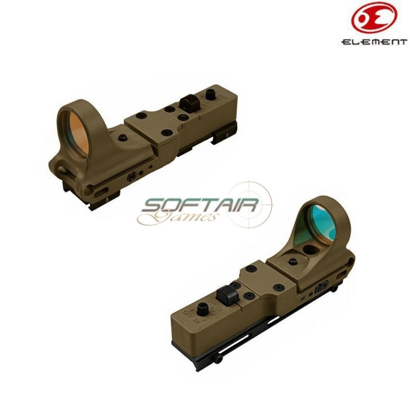 Red Dot Sight Dark Earth Seemore Reflex Element (el-ex182t)