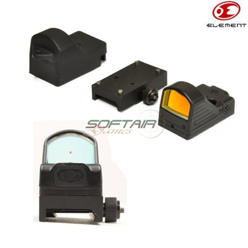Red Dot Mrds Black Mini Element (el-ex201b)